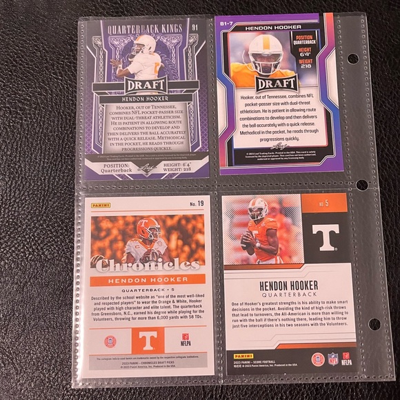 2023 NFL Football Draft Pick Trading Cards Qty 4, RC Rookie Card/DC Draft Pick - Picture 2 of 6